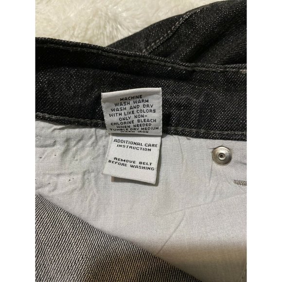 OLD NAVY Womens Bootcut Black JEANS SIZE 14 R 35x31 Msrd - Picture 12 of 12